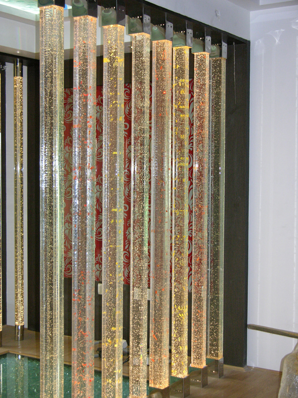 Glass pillar sales